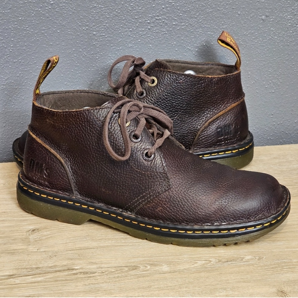 Dr Doc Martens Mens 9 / Womens 10 Industrial Sussex Ankle Boots Chukka Soft Toe